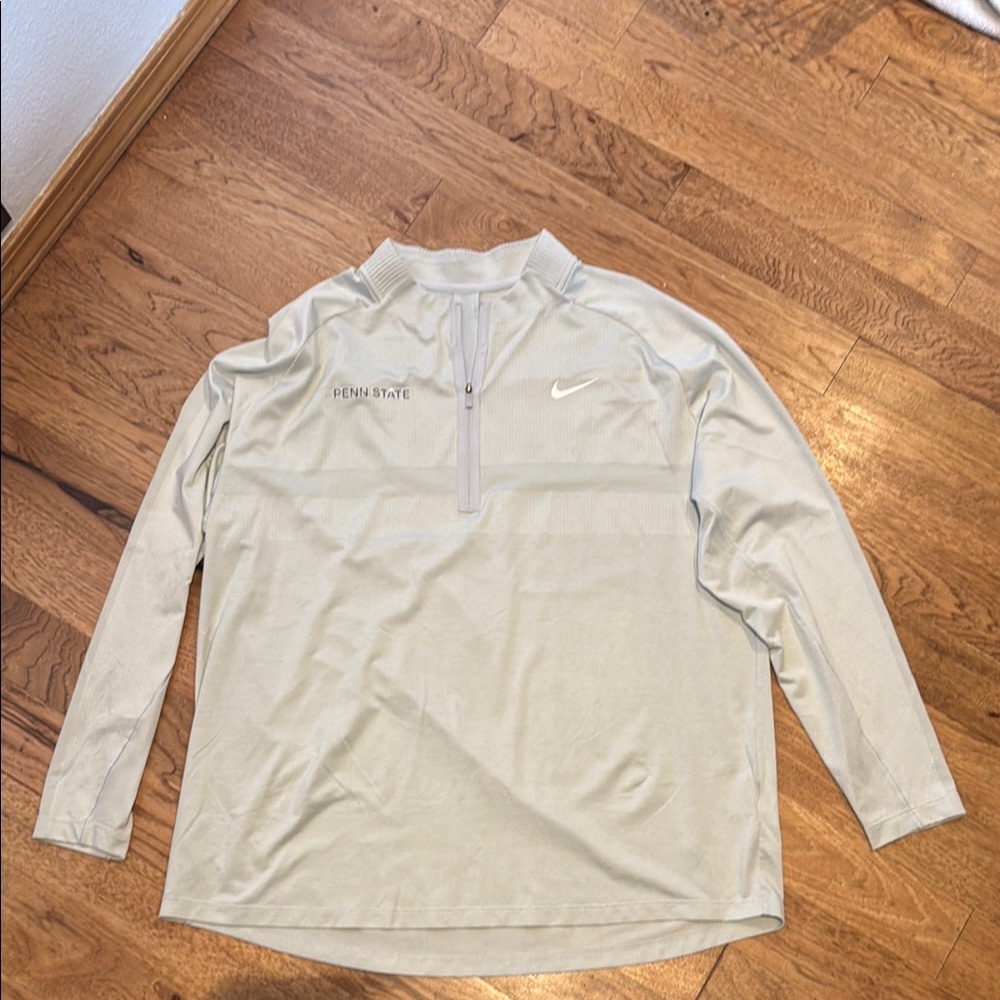 Nike Light Gray Penn State Pullover